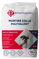 MORTIER COLLE POLYVALENT GRIS C2ET sac de 25kg  Les élémentaires